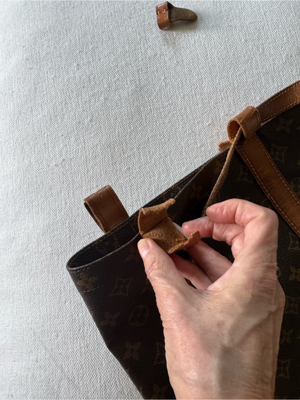 UPDATED- Louis Vuitton Monogram Canvas and Leather Backpack - Picture 15 of 16